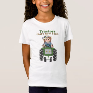 Girl Tractor Roll T-Shirt