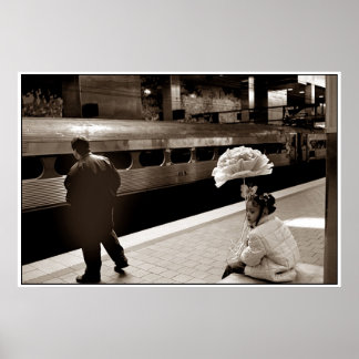 Girl Train Blume Poster