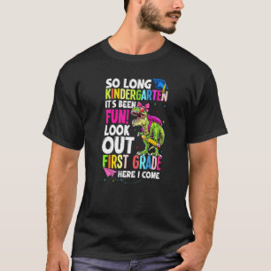 Girl Trex Dino so lange Kindergarten hier komme ic T-Shirt