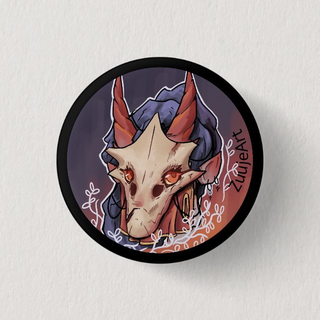 Girl, venir Masked, anime,  Button (Vorderseite)