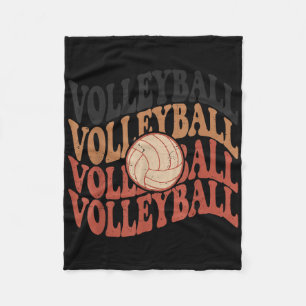 Girl Volleyball T Shirt Teen Frauen Mama Niedlich Fleecedecke