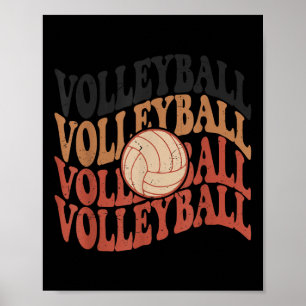 Girl Volleyball T Shirt Teen Frauen Mama Niedlich Poster