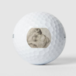 Girl (von Pierre-Auguste Renoir) Golfball