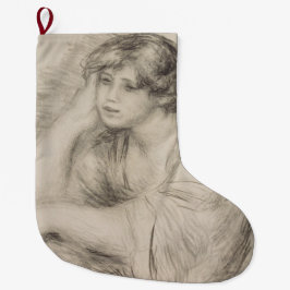 Girl (von Pierre-Auguste Renoir) Großer Weihnachtsstrumpf