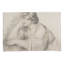 Girl (von Pierre-Auguste Renoir) Kissenbezug