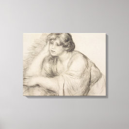 Girl (von Pierre-Auguste Renoir) Leinwanddruck