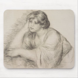 Girl (von Pierre-Auguste Renoir) Mousepad