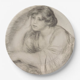 Girl (von Pierre-Auguste Renoir) Pappteller