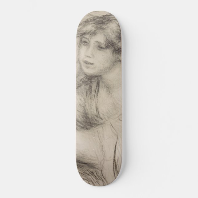 Girl (von Pierre-Auguste Renoir) Skateboard (Vorderseite)