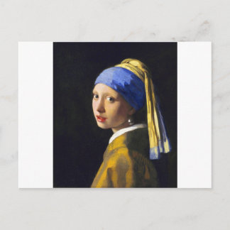 Girl w Pearl Earring ~ Vermeer Postkarte