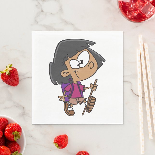 Girl Wandern Serviette (Von Creator hochgeladen)