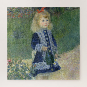 Girl Watering Can Renoir Impressionist Malerei Puzzle
