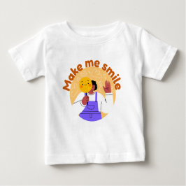 Girl Waving and Lächeln Baby T-shirt