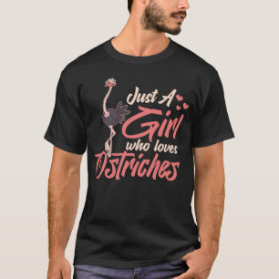 Girl Who Lieben Ostristrich T-Shirt