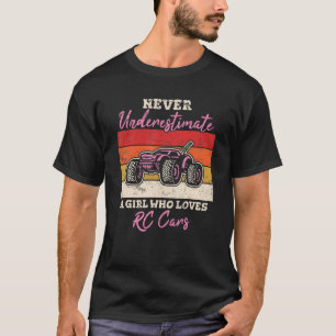 Girl Who Lieben RC Cars Remote Kontrolle Racing Ho T-Shirt