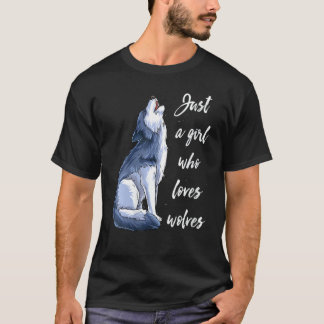 Girl Who Lieben Wolves 4 T-Shirt