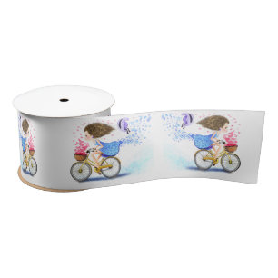 Girl Wir haben Bike Satin Ribbon Romantic Love Hea Satinband