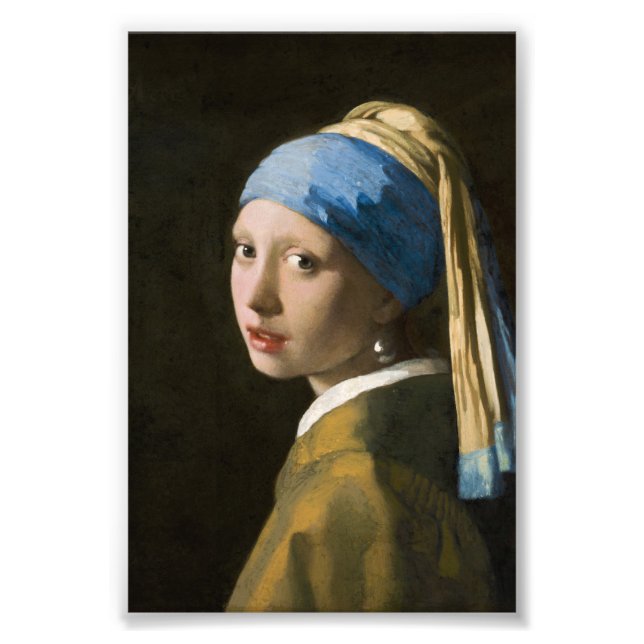 Girl with a Pearl Earring by Johannes Vermeer Fotodruck (Vorne)