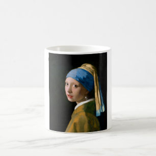 Girl with a Pearl Earring, Johannes Vermeer, 1665 Kaffeetasse
