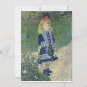 Girl with a Watering Can Renoir Einladung