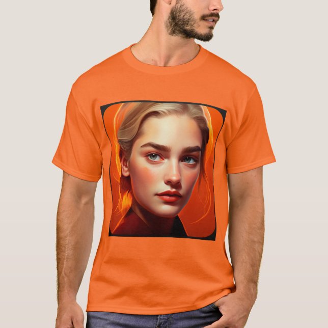 Girl with blue eyes T-Shirt (Vorderseite)