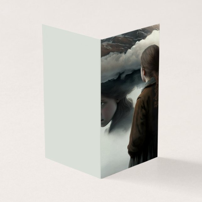 Girl with clouds (Vorderseite)