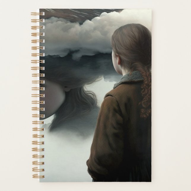 Girl with clouds planer (Vorderseite)