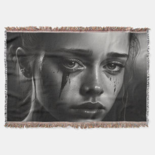 Girl with tears decke