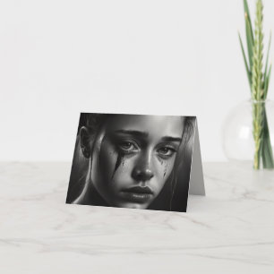 Girl with tears karte