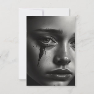 Girl with tears karte