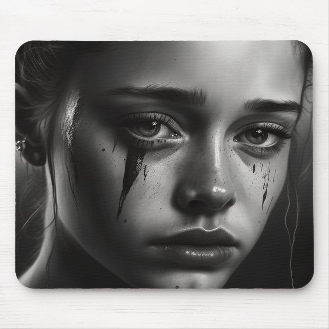 Girl with tears mousepad (Vorne)