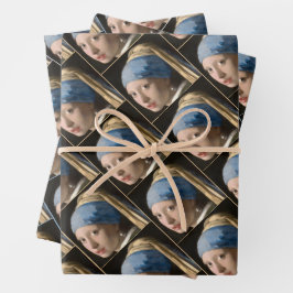 Girl with the pearl earring - Johannes Vermeer Geschenkpapier Set
