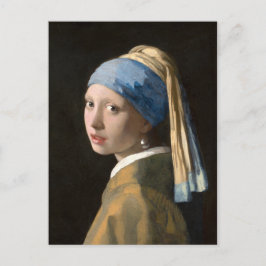 Girl with the pearl earring - Johannes Vermeer Postkarte