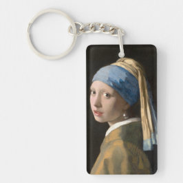 Girl with the pearl earring - Johannes Vermeer Schlüsselanhänger