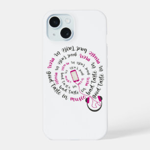 Girl Zitat Guter Geschmack in Musik Schlechter Ges iPhone 15 Hülle