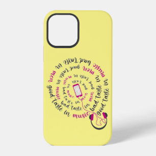 Girl Zitat Guter Geschmack in Musik Schlechter Ges iPhone 12 Pro Hülle