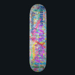 Girlaname Collage Skateboard mit Blume<br><div class="desc">Dieses Skateboard bietet ein lustiges,  mädchenhaftes Design von Blume mit blauem Hintergrund und einer Collage jeden Namens. Ein tolles Geschenk für ein Mädchen,  das auf einem Skateboard reitet. Das Design ist personalisiert,  sodass Sie es anpassen können,  indem Sie den Namen auf alles ändern,  was Sie gewollt haben.</div>