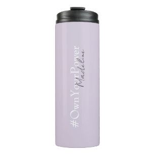 Girlboss Empowerment-Geschenk - Personalisierter N Thermosbecher