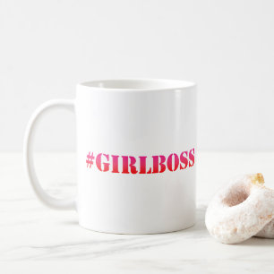 #GirlBoss - Fun Girlpower Quote Tasse