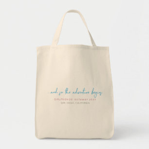 Girlfreund's Getaway Customizing Tote Bag Tragetasche