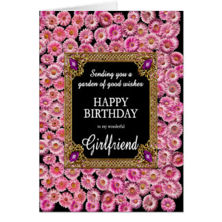 Girlfriend Birthday Pink Daisies