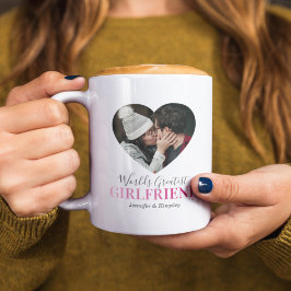 Girlfriend Foto Heart Gift Kaffeetasse