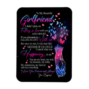 Girlfriend-Geschenke Brief an meine Freundin Magnet