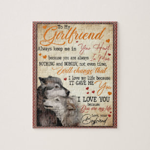 Girlfriend-Geschenke Brief an meine Freundin Puzzle