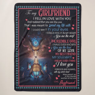 Girlfriend-Geschenke Brief an meine Freundin Sherpadecke