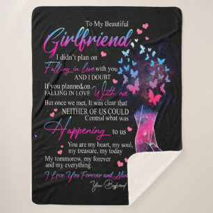 Girlfriend-Geschenke   Brief an meine Freundin Sherpadecke