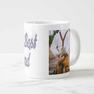 Girlfriend-Grauskript Jumbo-Tasse