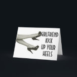 GIRLFRIEND KICK AUF ODER KICK VON IHREN HEELSEN GE KARTE<br><div class="desc">GIRLFRIEND KÖNNEN SIE IHRE HEELSE AUFHALTEN ODER SIE NACH "IHREM GEBURTSTAG" AUSSCHLIESSEN,  SO GENIESSEN SIE IHREN TAG!</div>
