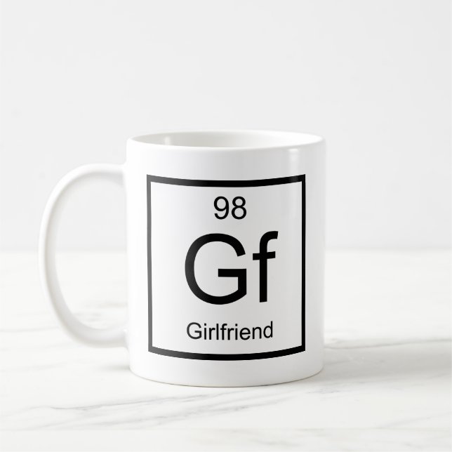 Girlfriend-Tasse Kaffeetasse (Links)