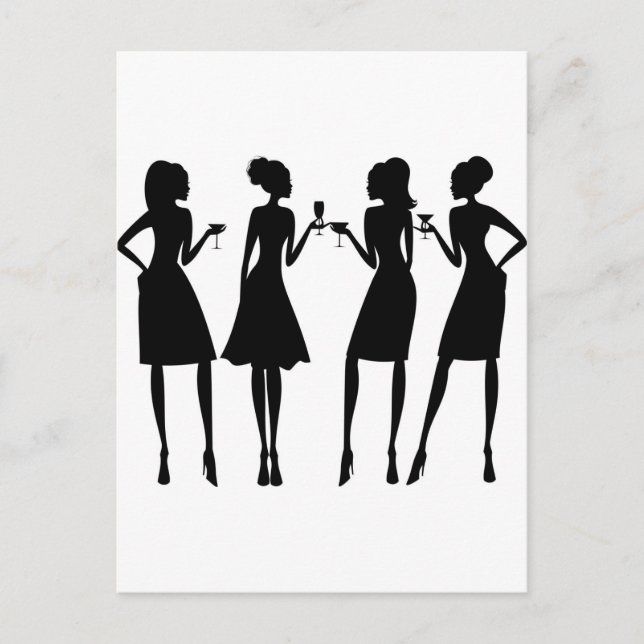 Girlfriends Postkarte (Vorderseite)